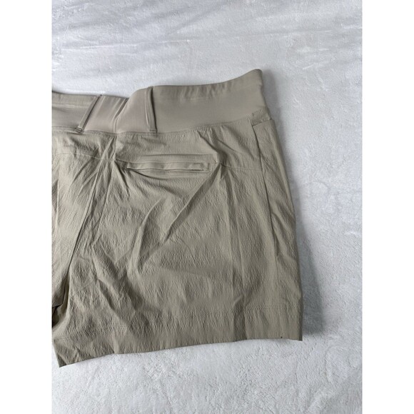 Athleta Shorts Womens 18 Beige Trekkie North High Rise Ripstop Hiking Trails - Picture 11 of 14